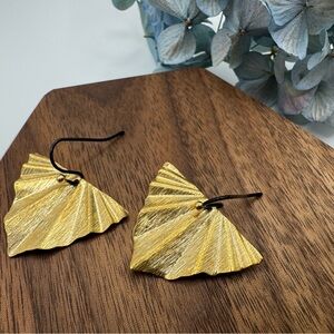 Gold Leaf Earrings